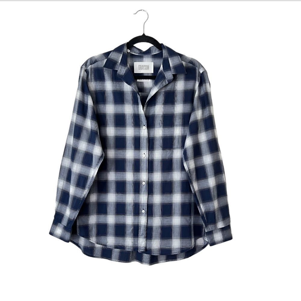 Grayson The Hero Plaid Buttondown Shirt Size XL